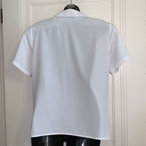 Notations white polyester short sleeved shirt - Picture 5 of 11